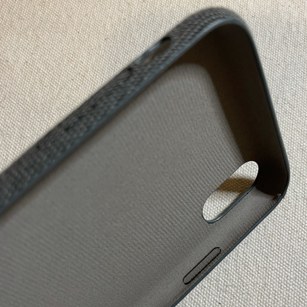 iPhone XR Gray Cloth Case - Picture 2 of 4